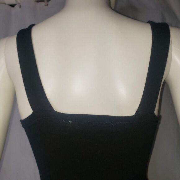 energie Black Fit and Flare Romper Womens Small Sleeveless Bustier Bodice Skater - Picture 4 of 7